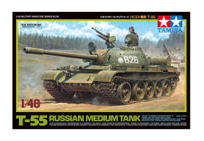 Збірна модель 1/48 Радянський танк Т-55 Tamiya 32598