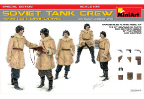 Scale model 1/35 Figures Soviet tank crew (winter uniform) special edition MiniArt 35244