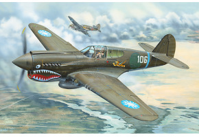 Збірна модель 1/32 Літака P-40E War Hawk Trumpeter 02269