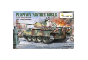 Збірна модель 1/72 Танк Pz.Kpfw.V Panther Ausf.G пізніх випусків Vespid Models VS720003