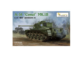 Збірна модель 1/72 Британський середній танк A34 Comet Mk.IB Vespid Models VS720004