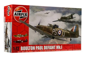 Scale model 1/72 English fighter Boulton Paul Defiant Mk.I Airfix 02069