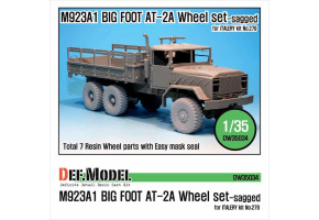 M923A1 'BIG FOOT' Truck GD AT-2A Sagged Wheel set