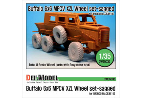 Buffalo 6x6 MPCV Mich. XZL Sagged Wheel set 