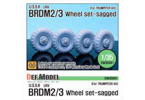  BRDM-2 Sagged Wheel set 