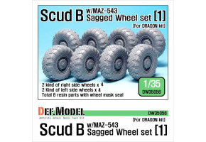 Scud B w/MAZ-543 Sagged Wheel set 1