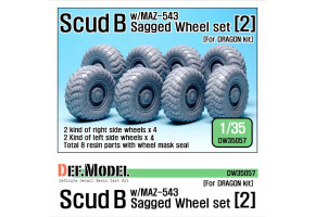 Scud B w/MAZ-543 Sagged Wheel set 2 