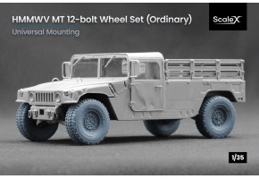 Набор колес универсальный для HMMWV MT 12-bolt ScaleX WM 35004