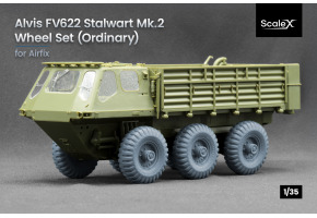 Набор колес для Alvis FV622 Stalwart Mk.2 от Airfix ScaleX WM 35026