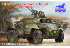 Сборная модель Humber Scout Car Mk. I w/twin k-gun (D-day version)