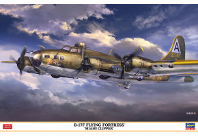 Збірна модель 1/72 Літак Boeing B-17F Flying Fortress "Miami Clipper" 2022 Hasegawa 02462