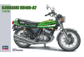 Збірна модель 1/12 Мотоцикл Kawasaki KH400-A7 (1979) Hasegawa 21506