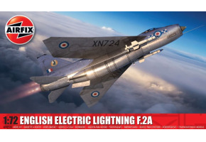 Scale model 1/72 British Fighter Aircraft English Electric Lightning F.2A Airfix A04054A