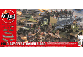Сборная модель 1/76 стартовый набор диорама "Операция Оверлорд День-Д" Аирфикс A50162A
