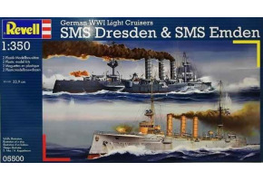 German WWI Light Cruisers SMS Dresden & SMS Emden