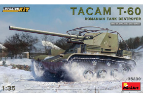 Збірна модель 1/35  Румунска противотанкова САУ Tacam T-60 з інтер'єром Miniart 35230 