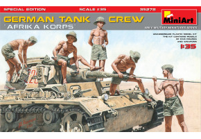 Scale model 1/35 Figures German tank crew "Afrika Korps". Special edition MiniArt 35278