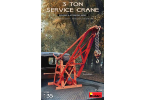 Сборная модель 1/35 Набор 3-тонный сервисный кран МиниАрт 35576