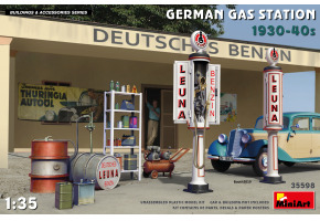 GERMAN GAS STATION 1930-40s
