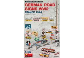 German Road Signs of World War II (France, 1944)