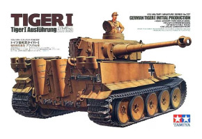 Збірна модель 1/35 Німецький танк Tiger I (раннє виробництво) Tamiya 35227