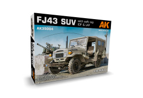 Збірна модель 1/35 Позашляховик FJ43 з м'яким верхом IDF та LAF AK-interactive 35004