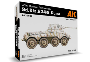 Немецкий тяжёлый бронеавтомобиль SD.KFZ.234/2 PUMA