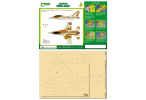 Окрасочная маска IDF F-16A Camo Scheme 