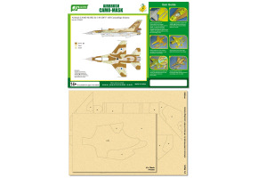 Фарбувальна маска IDF F-16D Camo Scheme