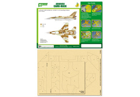 Фарбувальна маска Airbrush Camo-Mask IDF F-16I Camouflage Scheme