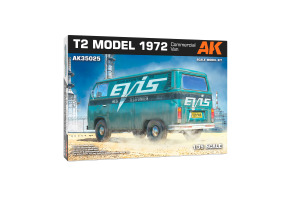 Scale model 1/35 Car T2 1972 (Commercial van) AK-interactive 35025