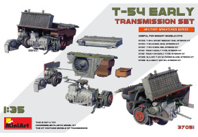 Сборная модель 1/35 Комплект трансмиссии Т-54 (ранний) МиниАрт 37051