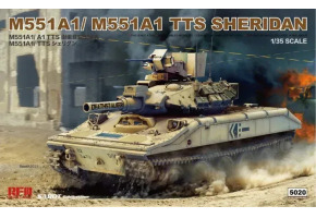 Збірна модель 1/35 Американський легкий танк M551A1/ M551A1 TTS Sheridan RFM RM-5020