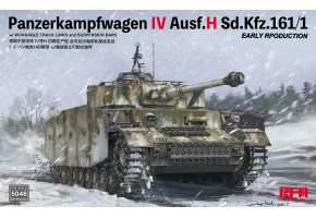 Збірна модель 1/35 Німецький середній танк Panzerkampfwagen IV Ausf.H Sd.Kfz.161/1 Early Production RFM RM-5046