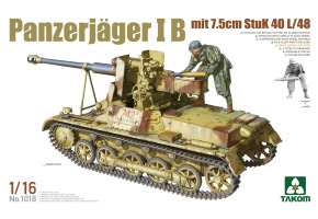 Збірна модель 1/16 Німецька САУ Panzerjager IB mit 7.5cm StuK 40 L/48 Takom 1018