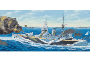 Scale model 1/200 HMS Nelson 1944 Trumpeter 03708