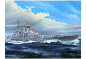 Збірна модель 1/350 Німецький важкий крейсер Prinz Eugen 1945 Trumpeter 05313