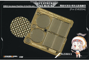 WWII German Panther D Grills set（ZVEZDA ）