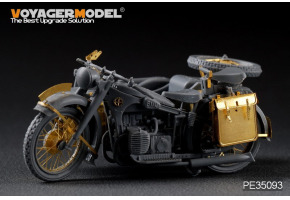 WWII German Motorcycle R-12(For Zvezda 3607) 