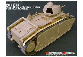 Photo Etched set for 1/35 Char BI-bis with wide fenders(For TAMIYA 35282) 