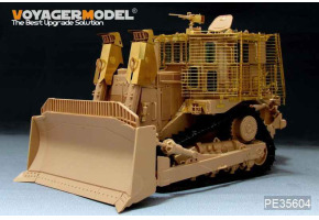 Modern IDF D9R Armored BullDozer w/slat armou