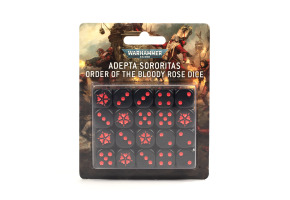Гральні куби Warhammer 40000 - ADEPTA SORORITAS: ORDER OF THE BLOODY ROSE DICE SET