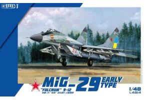 Збірна модель 1/48 Літак MiG-29 9-12 Fulcrum рання версія Great Wall Hobby L4814