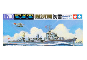Scale model 1/700 Japanese destroyer "Hatsuyuki" Tamiya 31404