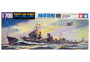 Scale model 1/700 Japanese destroyer "Akatsuki" Tamiya 31406