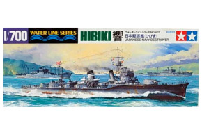 Scale model 1/700 Destroyer "Hibiki" Tamiya 31407
