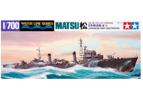 Scale model 1/700 Japanese destroyer "Matsu" Tamiya 31428