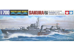 Scale model 1/700 Japanese destroyer "Sakura" Tamiya 31429