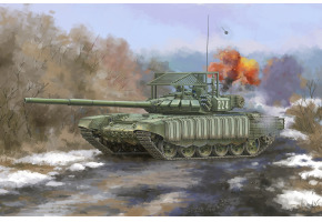 Збірна модель танка Т-72Б3 з м'яким корпусом 4С24 ERA та решітчастою бронею