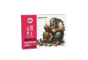 Стартовий набір QUICK (8 QUICK GEN + 1 MEDIUM + 1 кисть) AK-interactive 17525
